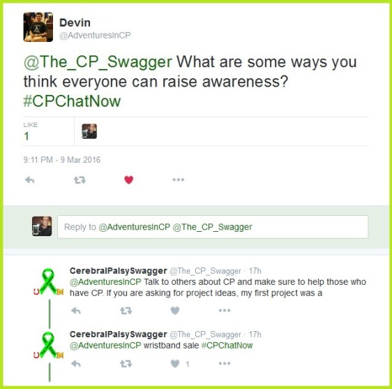 Hunter Gandee explains how others can raise cerebral palsy awareness.