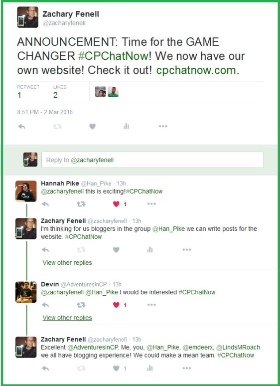 The CPChatNow community contleplates possibilities for cpchatnow.com.