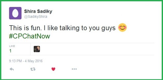 Participant feedback backs up the claim that CPChatNow is an enjoyable experience.