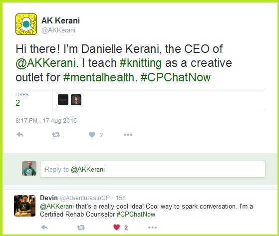 Danielle Kerani introduces herself.