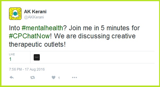 Our guest Danielle Kerani counts down the minutes until our focus chat.