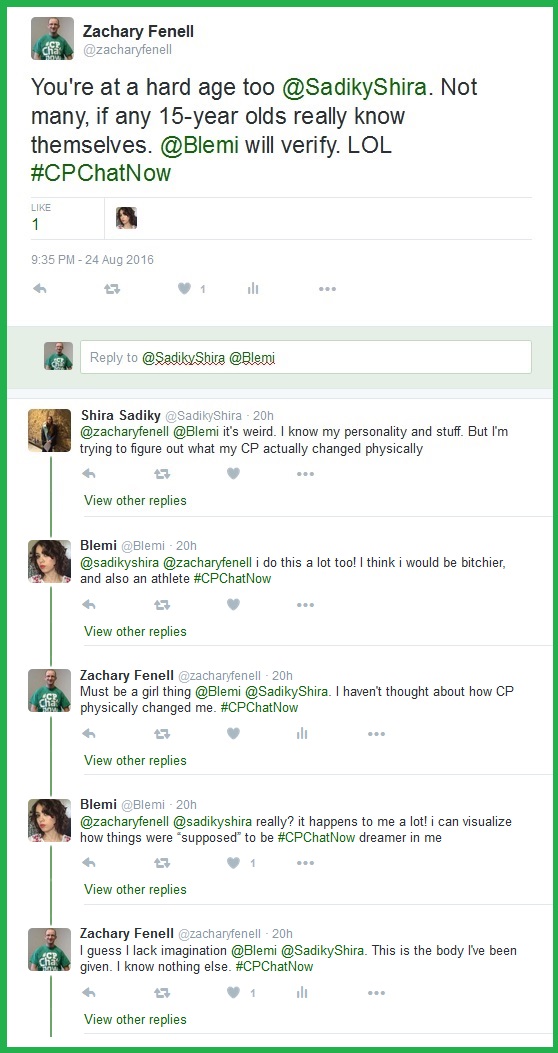 Some participants wonder how cerebral palsy changed them physically.