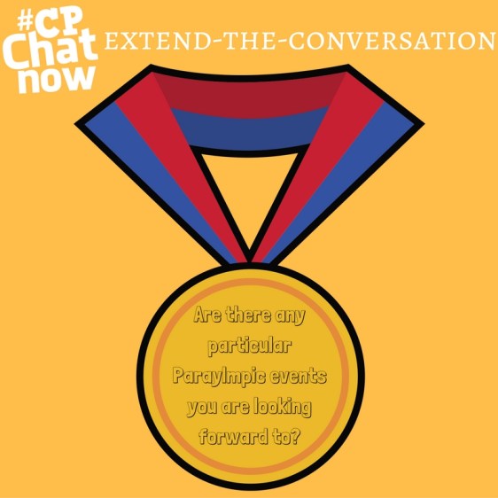 Keep the conversation going! Answer "Are there any particular Paralympic events you are looking forward to?"