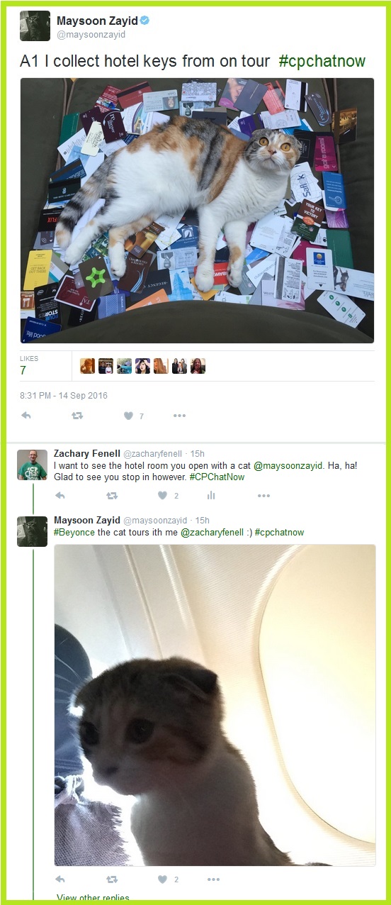 Comic Maysoon Zayid shares she collects hotel keys from her tours.