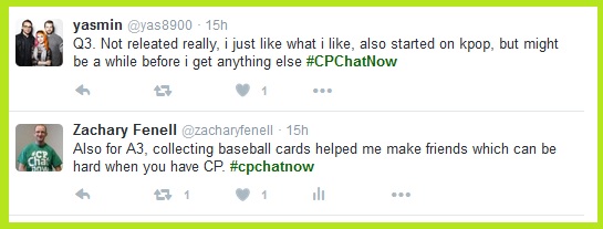 More answers to the question "How does your collections help with your cerebral palsy/anxiety?"