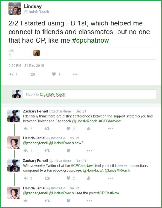 #CPChatNow discusses how different social media platforms provide different support systems.