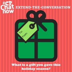Answer for the extend-the-conversation question, "What is a gift you gave this holiday season?"