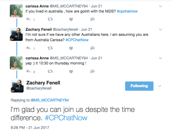 Carrie Anne joining us from Australia and asking if anyone is familiar with the NIDS