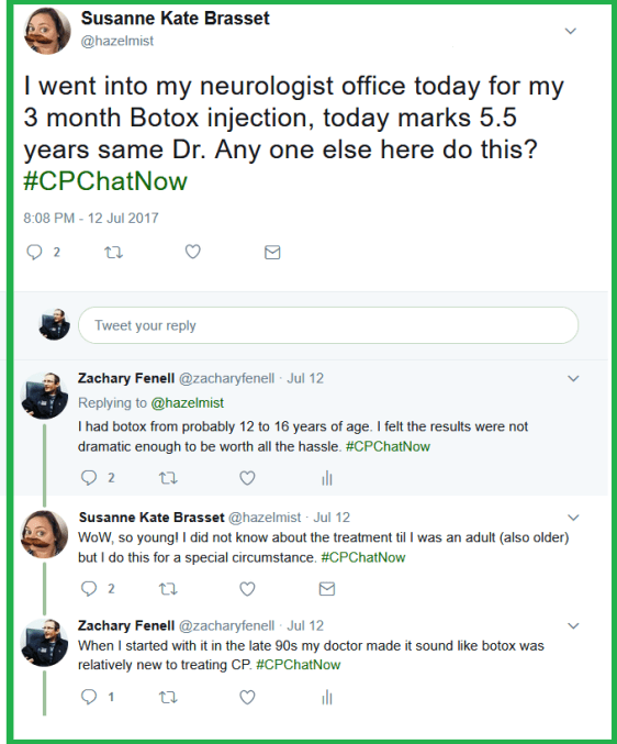 Zachary answers Susanne's question, sharing he received botox from the ages 12 to 16.