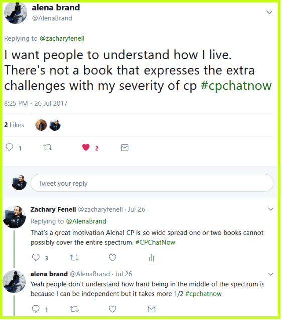 Alena aspires to write a memoir in order to have people understand how she lives.