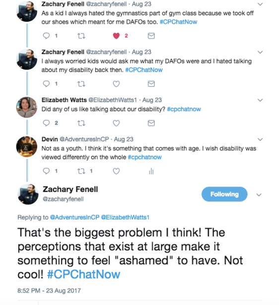 A discussion of gym class, DAFOs, adulthood, and disability perceptions in society