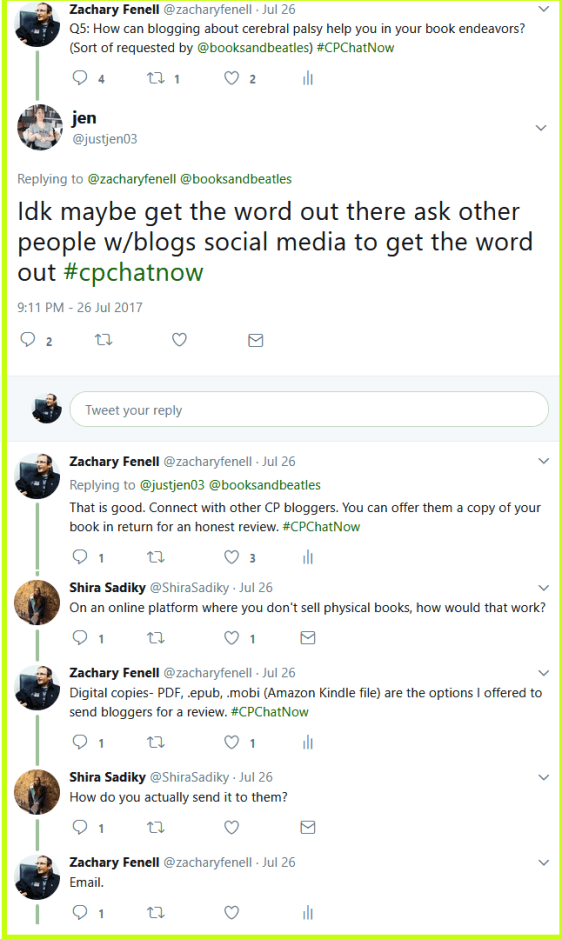 Question five transitioned from the writing process to publishing and marketing, asking "How can a blog help transition you to publishing a book?" 