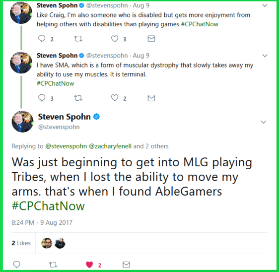 Steven Spohn shares how he became interested in accessible gaming.