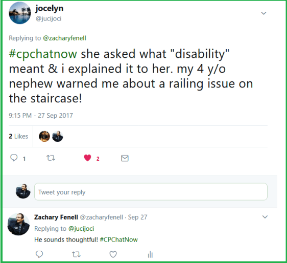 Jocelyn talks more about her niece and nephew, noting her four-year old nephew warned her about a railing issue.