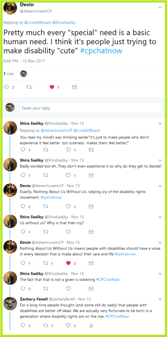Those in the #CPChatNow community give their opinions on the term "special needs."