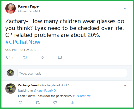 Dr. Pape challenges the vision/cerebral palsy statistic Zachary brought up.