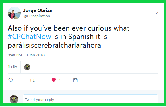 Jorge Otezia shares what the hashtag #CPChatNow would translate to in Spanish.
