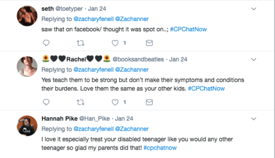 Seth, Rachel, and Hannah agree with the video's assertion that kids with CP should be treated like other kids