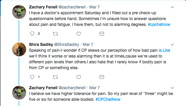 Zach and Shira talks about how CP changes our perception of pain.
