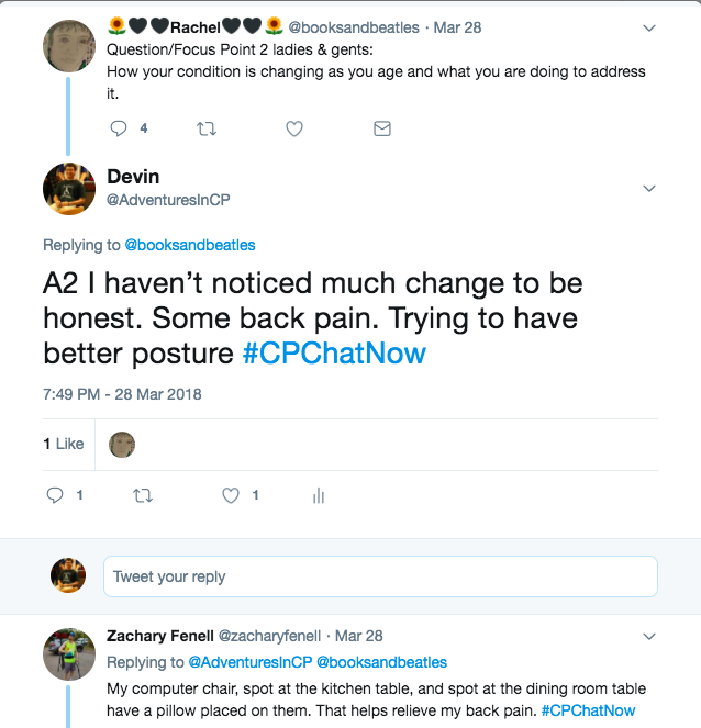 Zach and I talked about back pain. Zach said he combats back pain with pillows