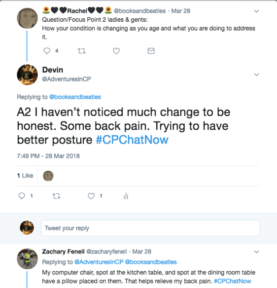 Zach and I talked about back pain. Zach said he combats back pain with pillows