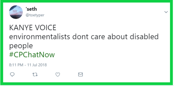 #CPChatNow participant Seth raises a controversy news item, banning straws.