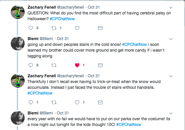 Blemi said going up and down stairs in snow was difficult and she relied on her brother to get candy