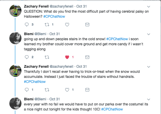 Blemi said going up and down stairs in snow was difficult and she relied on her brother to get candy