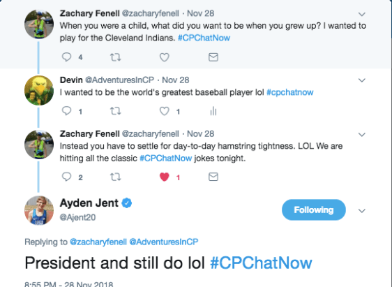 Ayden tweeted about wanting to become President