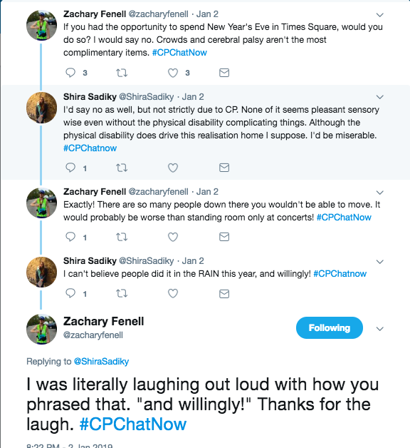 Shira and Zach tweet about not wanting to go to Time's Square to see the ball drop 