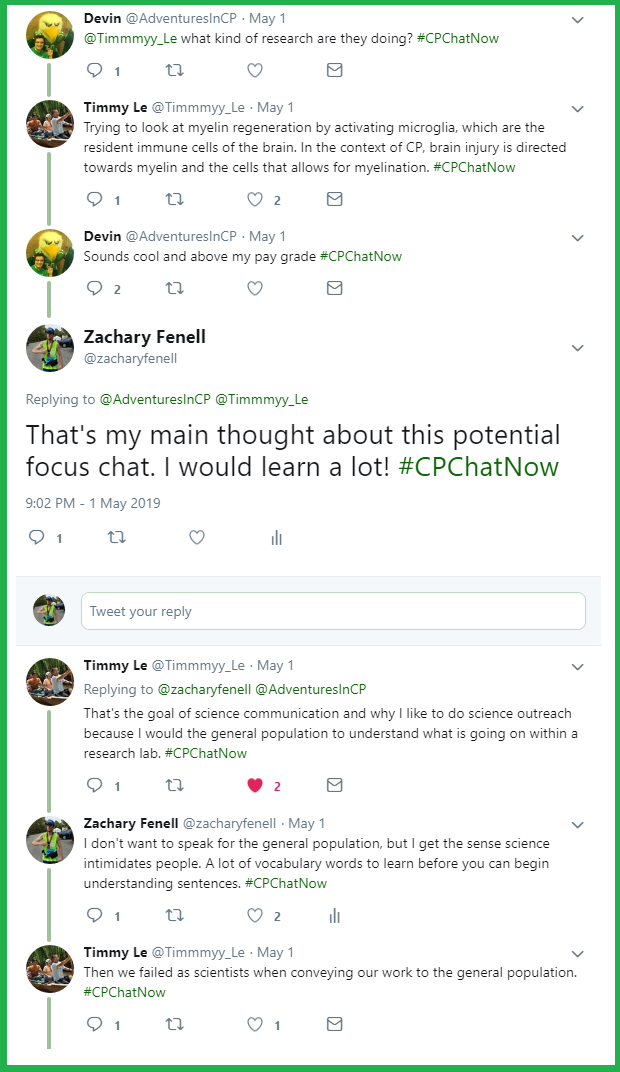 #CPChatNow participants discuss the challenges of understanding scientific research. 