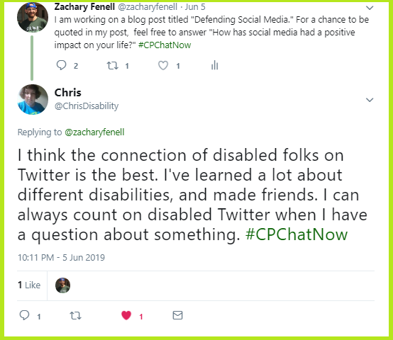 Zachary seeks insights from others for a blog post, "Defending Social Media." 