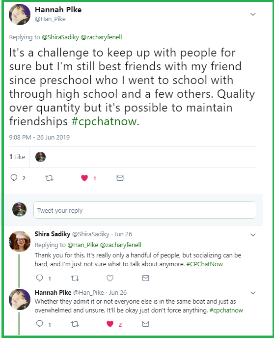 Hannah reassures Shira that Shira will be able to maintain friendships. 