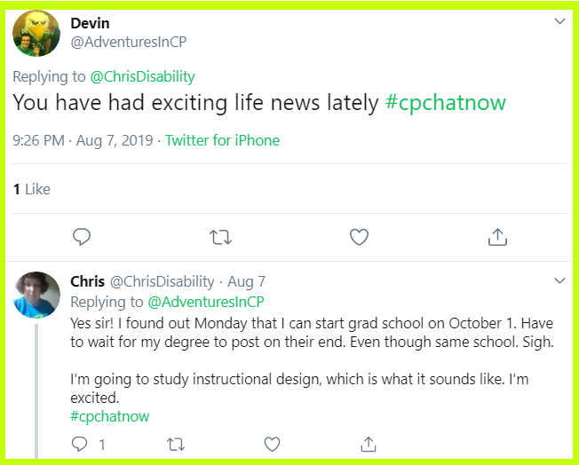 Chris shares an exciting life update.