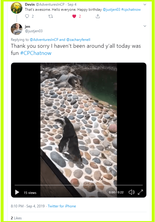 Jen celebrated her birthday by going to the zoo! 