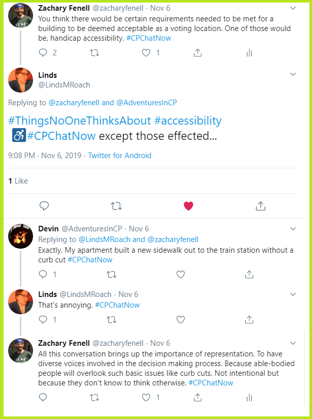 Voting accessibility conversation transitions to talk about the importance of representation. 