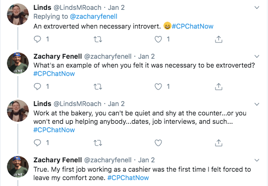 linds tweets she is an extroverted when necessary introvert and she used the example of working at a bakery causing her to need her to be introverted