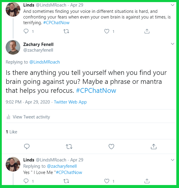 Linds shares what she tells herself to overcome self-doubt.