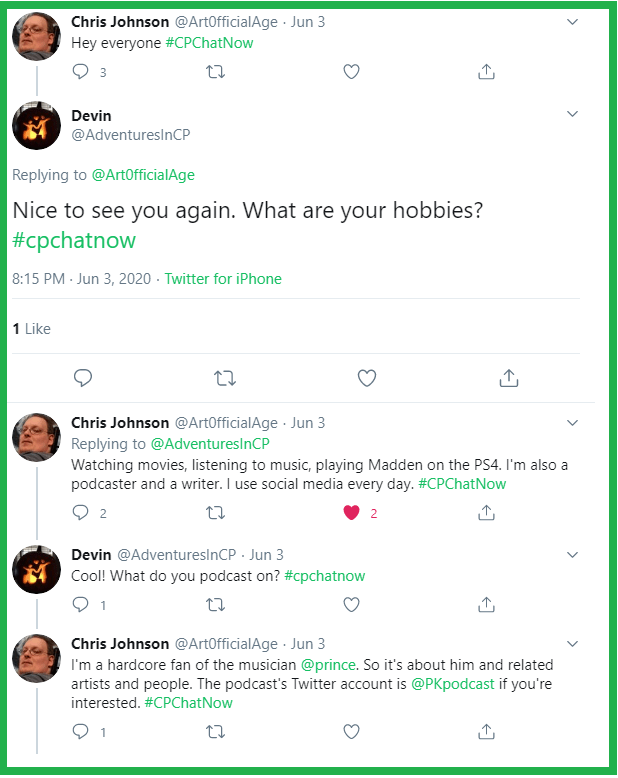 The #CPChatNow community learns more about newcomer Chris Johnson.