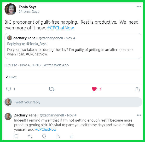 Zachary and Tonia talk about the importance of napping. 