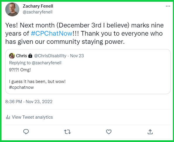 Zachary and Chris are wowed by the fact #CPChatNow has been around for nine years.